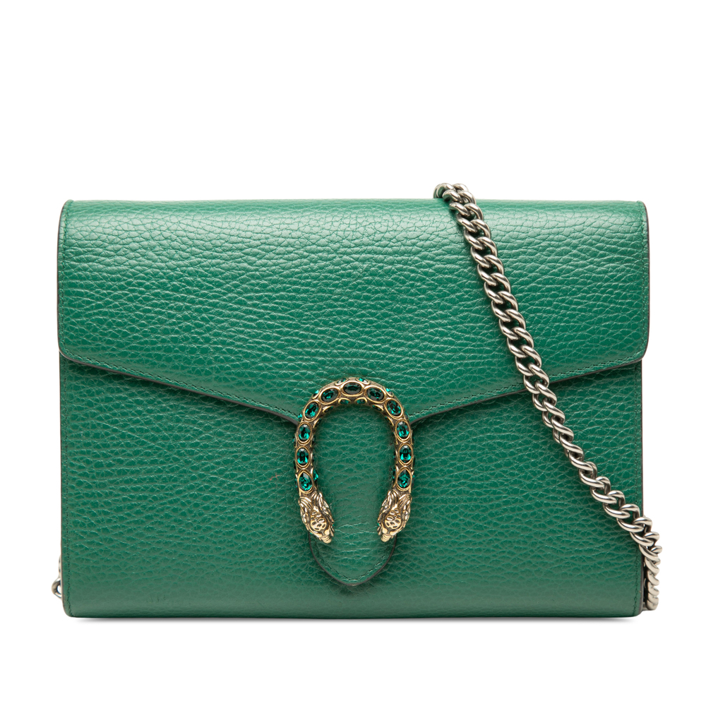 Pre-Loved Gucci Calfskin Dionysus Wallet on Chain